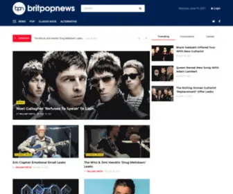 Britpopnews.com(Brit Pop News) Screenshot