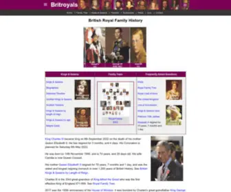Britroyals.com(British Royal Family History) Screenshot