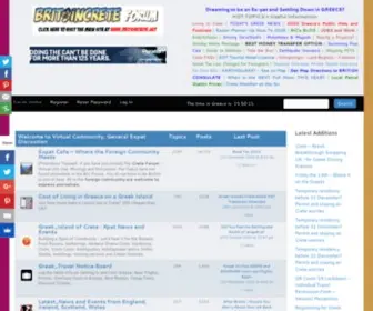 Britsincrete.co.uk(Living the Cretan Lifestyle) Screenshot