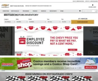 Brittainchevy.com(Brittain Motors) Screenshot