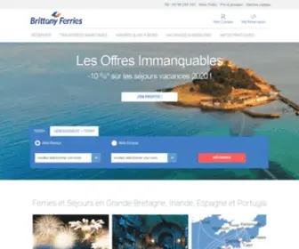 Brittany-Ferries.fr(Brittany Ferries) Screenshot