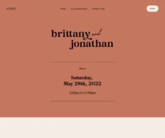 Brittanyandjonathan.com(Brittanyandjonathan) Screenshot