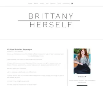 Brittanyherself.com(Brittany, Herself) Screenshot