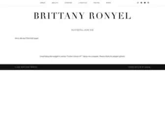 Brittanyronyel.com(Brittany Ronyel) Screenshot