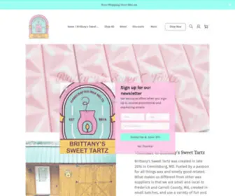 Brittanyssweettartz.com(Brittany's Sweet Tartz Handmade Wax Melts) Screenshot