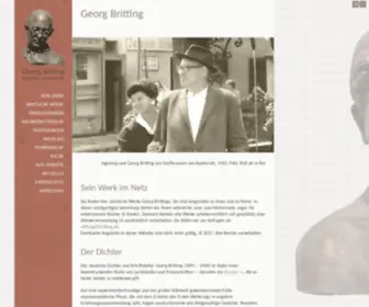 Britting.de(Georg Britting) Screenshot