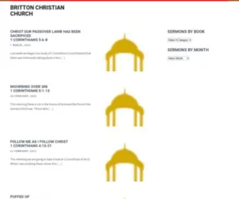 Brittonchurch.com(Britton Christian Church) Screenshot