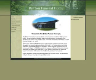 Brittonfh.ca(Britton Funeral Home) Screenshot