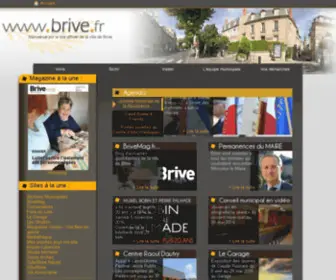 Brive.net(Site officiel de Brive) Screenshot