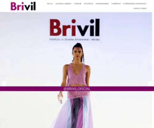 Brivil.com(Instituto de Diseño y Moda) Screenshot