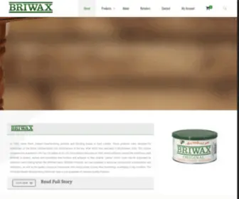 Briwax.com(Briwax International Inc) Screenshot