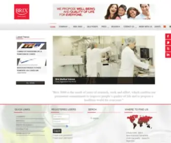 Brix-LAB.com(Brix Medical Science) Screenshot