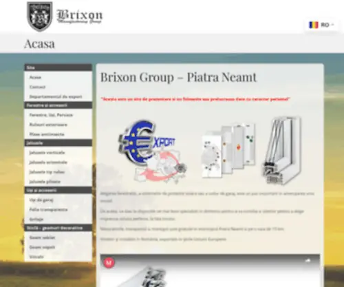 Brixongroup.ro(Brixon Group) Screenshot