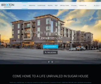 Brixtonslc.com(Brand New Apartments in Salt Lake City) Screenshot