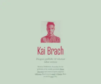 Brizk.com(Home of Kai Brach) Screenshot