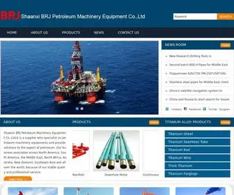 BRJ-Oiltools.com(Shaanxi BRJ Petroleum Machinery Equipment Co) Screenshot