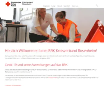 BRK-Rosenheim.de(BRK KV Rosenheim) Screenshot