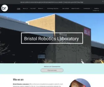 BRL.ac.uk(Bristol Robotics Laboratory) Screenshot