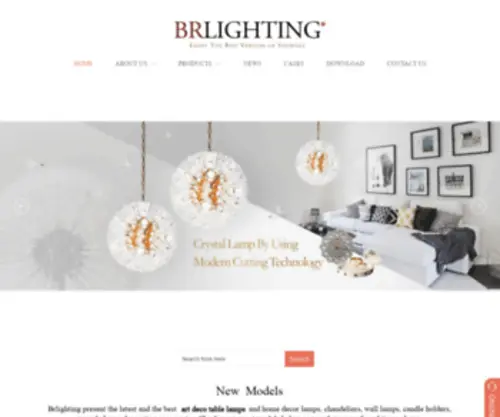 Brlighting.cn(Art deco table lamp) Screenshot