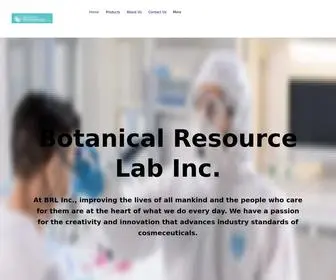 Brlinc.org(Botanical Resource Lab Inc) Screenshot