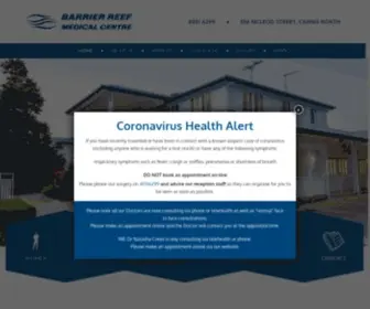 BRMC.com.au(Barrier Reef Medical Centre) Screenshot