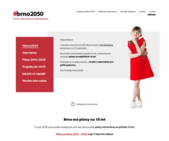 Brno2050.cz(Brno 2050) Screenshot