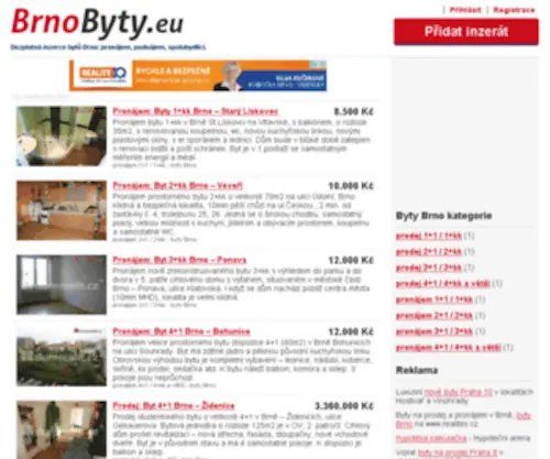 Brnobyty.eu(Byty Brno pronájem) Screenshot