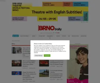 Brnodaily.cz(English News and Events in Brno) Screenshot