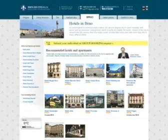 Brnohotels.cz(Brno Hotels) Screenshot