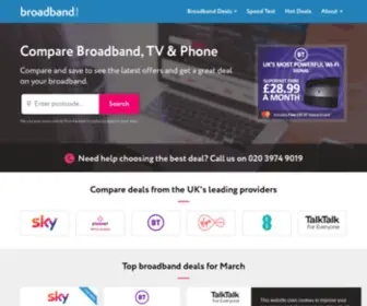 Broadband-Finder.co.uk(Compare The Best Deals On Broadband) Screenshot