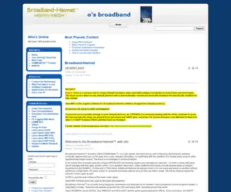 Broadband-Hamnet.org(Broadband Hamnet) Screenshot