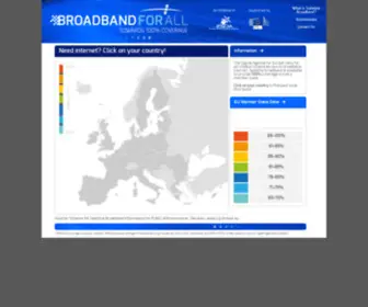 Broadbandforall.eu(Broadband for all) Screenshot