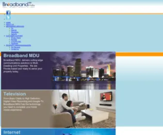 Broadbandmdu.com(Premier Multi Unit Dwelling Technology Services Provider) Screenshot