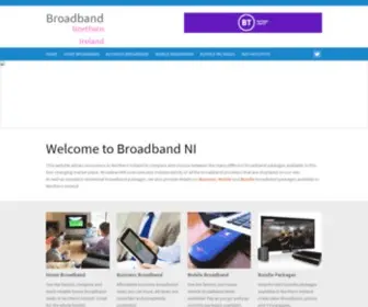 Broadbandni.com(Broadband NI) Screenshot