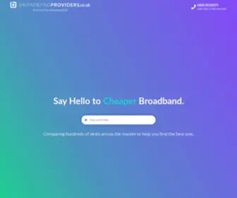 Broadbandproviders.co.uk(Broadband Providers) Screenshot