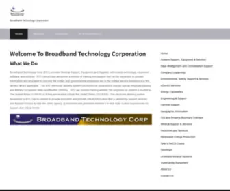 Broadbandtechnologycorp.com(Broadband Technology Corporation) Screenshot