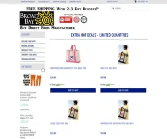 Broadbaycotton.com(Top College Logo Christmas Gifts Backpacks Aprons Tote Bags for Him or Her) Screenshot