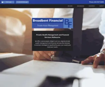 Broadbentfinancial.com.au(Financial Services Melbourne) Screenshot