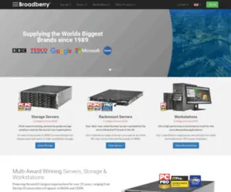 Broadberry.co.uk(Custom Servers) Screenshot