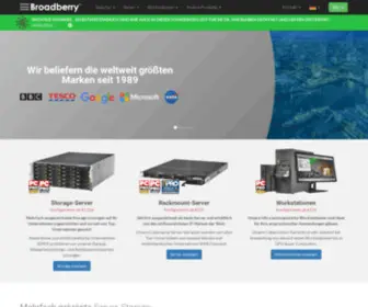 Broadberry.de(Spezialanfertigung von Server) Screenshot