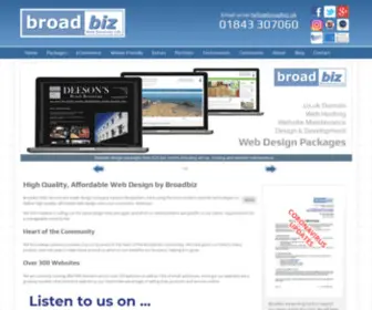 Broadbiz.uk(Broadbiz Web Services Ltd) Screenshot