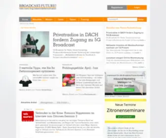 Broadcast-Future.de( Home) Screenshot