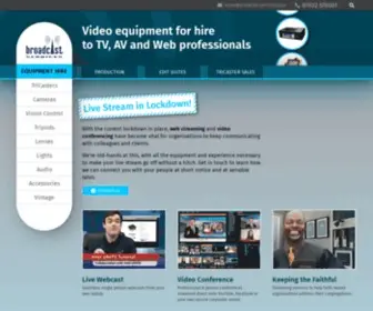 Broadcast-Services.co.uk(Broadcast Services) Screenshot