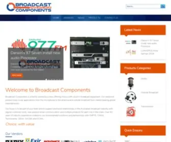 Broadcastcomponents.com.au(Broadcast Components) Screenshot