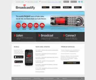 Broadcastify.com(Live Police) Screenshot