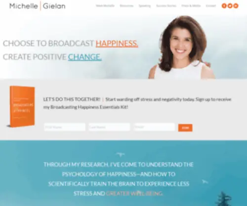 Broadcastinghappiness.com(Founder, Institute for Applied Positive Research) Screenshot