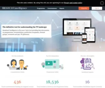 Broadcastintel.com(Broadcast Intelligence) Screenshot