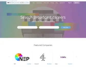 Broadcastjobs.com(Broadcastjobs) Screenshot