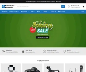 Broadcastlighting.co.za(Broadcast Lighting) Screenshot
