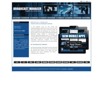 Broadcastmanager.de(BROADCAST MANAGER) Screenshot